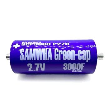 1 ADET SAMWHA Yeşili Kapaklı 2. 7V3000F Ultracapacitor Büyük Kapasiteli Kullanılabilir 16V500F Süperkapasitör Otomotiv Doğrultucu Modülü