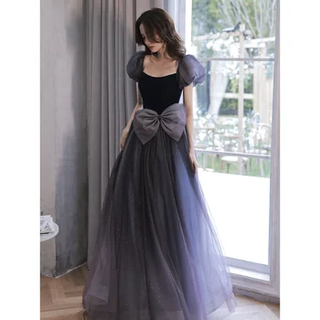 2023 Bahar Yeni kadın Giyim Hafif Lüks Küçük Kalabalık Doğum Günü Prenses Elbise Mizaç Gece Elbisesi Kız