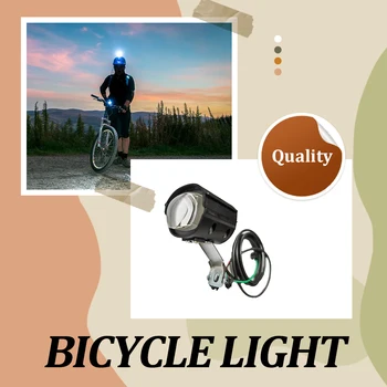 36-60V LED bisiklet ışıkları bisiklet Far su geçirmez dayanıklı boynuz bisiklet ön ışık