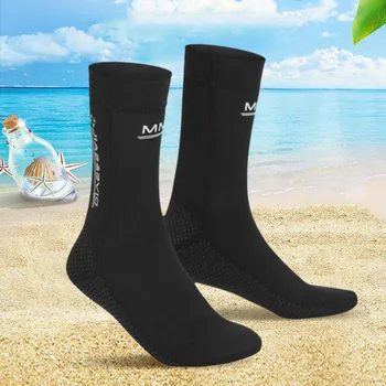 3mm dalış çorapları Anti Kayma Unisex Dalış Sörf Botları Giyilebilir Neopren Termal Plaj Çorap Taşınabilir Hafif Su Sporları için