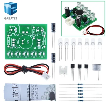 3V-5.5 V Ses Aktif Kontrol Lambası LED melodi ışık modülü DİY Elektronik Komik Kiti Üretim Paketi Öğrenme PCB Laboratuvar
