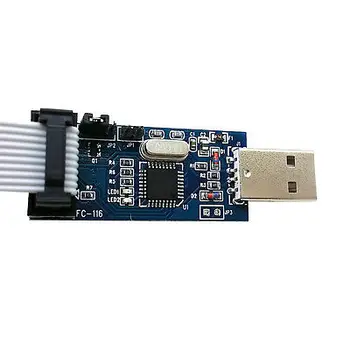 5 adet USBASP USBISP AVR Programcı Adaptörü 10 Pin Kablo USB ATMEGA8 ATMEGA128 diy elektronik