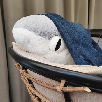 70 cm SHARKİTTY Peluş oyuncaklar Güzel Sharkitty Yastık Yumuşak Uyku Yastık Noel Doğum Günü noel hediyesi Anime Oyuncak