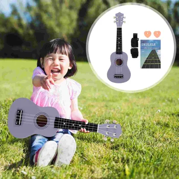 Ahşap Ukulele Sağlam Klasik Gitar Oyuncak Pratik ABS Malzeme Taşınabilir çocuk oyuncakları