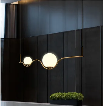 altın kolye ışık avrupa salle bir yemlik modern avize ışıkları demir kafes led tasarım lamba eski ampul lamba