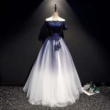 Ashely Alsa Zarif Kadınlar Örgün Abiye Kapalı Omuz Kısa Kollu Uzun Balo elbisesi anneler Düğün Parti Elbise Vestidos