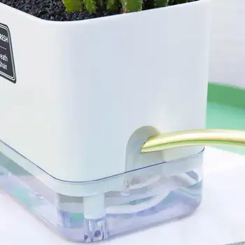 Basit saksı Uygun Manyetik Emme Çiçek Büyüyen Ekici Pot Plastik Saksı Ev Kaynağı