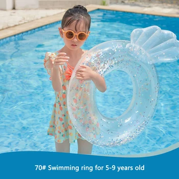 Bebek yüzme simidi Şişme Koltuk Yüzen Ekipman Koltukaltı Yüzmek Daire Katlanabilir Havuz Küvet Plaj Partisi Yaz Su Oyuncak
