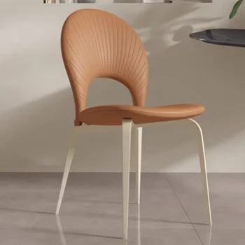 Beyaz Accent mutfak sandalyeleri Modern Bireysel Salonlar Lüks Yemek Odası Sandalyeleri İskandinav Sillas Comedores Ev Mobilyaları MQ50CY
