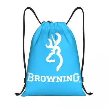 Browning ipli çanta kadın erkek taşınabilir spor salonu spor Sackpack eğitim sırt çantaları