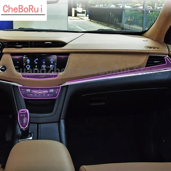 Cadillac için XT5 2016-2023 Araba iç aksesuarları filmi şeffaf TPU konsolu Anti-scratch dayanıklı film GPS Radyo ekran Filmi