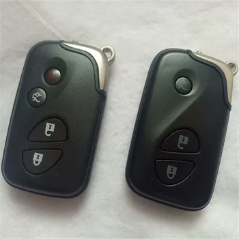 DAKATU Anahtarsız Giriş 3/4 Düğmeler Akıllı Kart Anahtar Kabuk Durumda Lexus ES350 LS460 GS350 IS RX SC Acil itmeli anahtar
