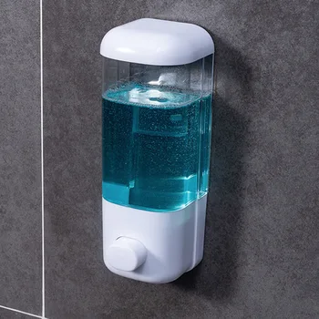 Dayanıklı duvara monte ABS sıvı sabunluk pompası ev mutfak banyo için