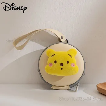 Disney Lotso Donald Ördek Winnie Tigger şarj Veri Kablosu Kulaklık Hattı saklama çantası bozuk para cüzdanı Sevimli Yuvarlak çocuk Çanta