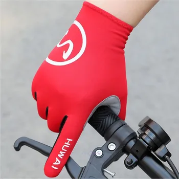 Dokunmatik Ekran Uzun Tam Parmak Yarım Parmak Jel Spor bisiklet eldiveni MTB Yol Bisikleti Sürme Yarış Kadın Erkek Bisiklet Eldivenleri