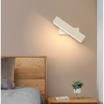 Kapalı duvar aplik AC86 - 265 led duvar ışık Modern duvar yatak odası için lamba oturma odası koridor, duvar lambası