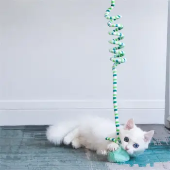 Kendinden hey İnteraktif Oyuncak Komik İnteraktif Çan Yavru Oynayan Kedi Otomatik Oyuncak Malzemeleri Teaser Değnek Oyuncak Yeni Kedi