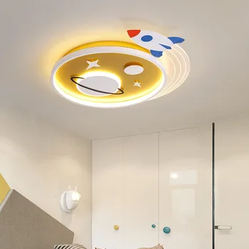Kolye ışık LED tavan lambası çocuk odası uçak şekli oturma odası mutfak salonu kapalı sıcak parlaklık boyalı asma avize