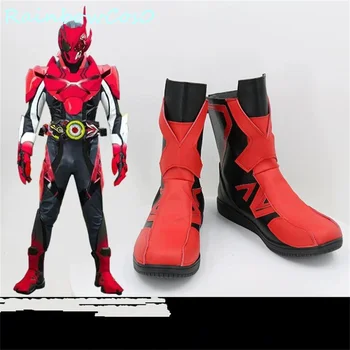 Kırmızı Ark Kamen Rider Ark 01 Sıfır Bir Cosplay Ayakkabı Çizme Oyunu Anime Cadılar Bayramı Noel RainbowCos0 W3393