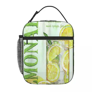 Limonata Debbie Dewitt öğle yemeği çantası Piknik öğle yemeği çantası Öğle Yemeği Termal Çanta