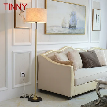 TENEKE Modern zemin lambası Minimalist aile oturma odası yatak odası Nordic LED dekoratif ayakta ışık