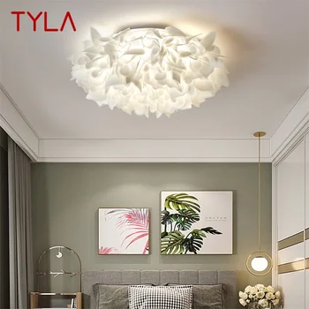 TYLA Nordic Tavan Lambası Karartma Modern LED Yaratıcı Romantik Dekoratif Fikstür Yemek Odası Yatak Odası İçin