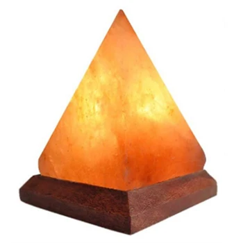 USB Led Piramit Tuz Kristal Lamba Kristal Dekoratif Lamba Atmosfer Atmosfer Lambası
