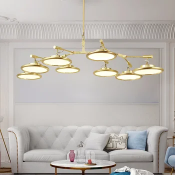vintage led kristal demir ışık tavan ev deco deco maison lüks tasarımcı avize aydınlatma mutfak ışığı