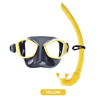 Yeni dalış maskesi Spor kamera yatağı Anti-Sis Tüplü Dalış Gözlüğü ve Şnorkel Profesyonel Yetişkin Şnorkel yüzme maskesi
