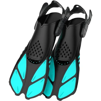 Yetişkin Çocuk Ücretsiz Ayarı Ayakkabı Bağı Sızdırmazlık Açık Ayak Dalış Kurbağa Ayakkabı Yüzme Kısa Web dalış ekipmanları Unisex