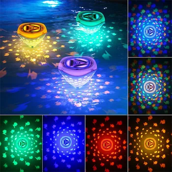 Çiçek Yüzen Lamba RGB havuz ışıkları Dalgıç sualtı ışığı Yüzme Havuzu Fener Açık Led Şamandıra Su Geçirmez Aydınlatma