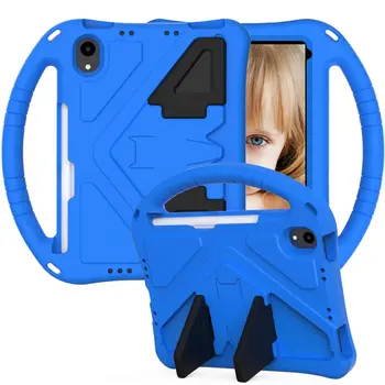Çocuklar Güvenli EVA Kickstand iPad kılıfı Mini 6 2021 8.3 inç Tam Vücut Koruma Kolu Tablet Kapak İle Kalem Yuvası